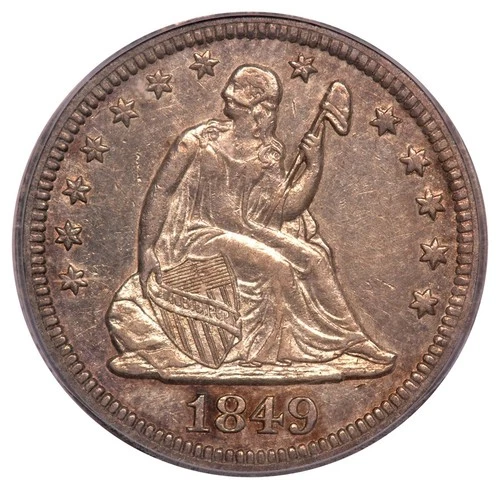 1849-O Seated Liberty Quarter — photo from the most recent tracked eBay sale