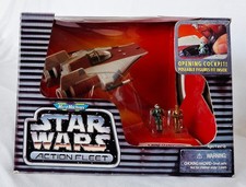 Star Wars Micro Machines Action Fleet A-Wing Starfighter Pilot C-3PO Galoob NEW
