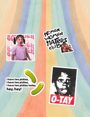 The Little Rascals 90's Movie 4pc Sticker Pack