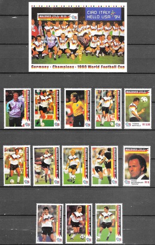 MALDIVES - 1994 MNH "FIFA World Cup 1994 - SOCCER" Souvenir Sheet & Set !!!