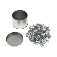  12-24 Cage Nuts, 100-pack Tin Can