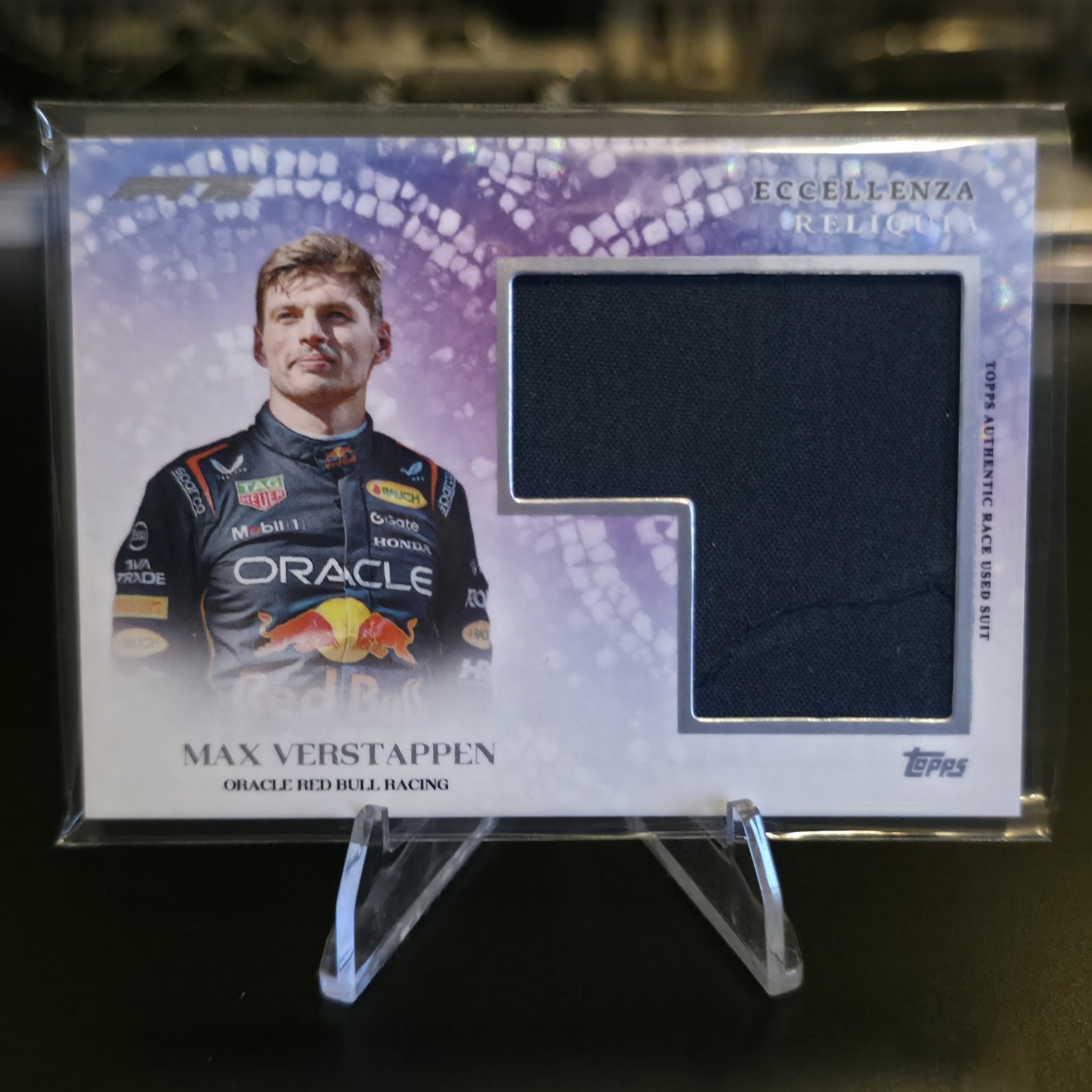 2025 Topps Eccellenza F1 - Max Verstappen Reliquia Race