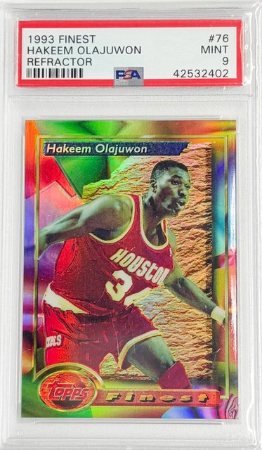 Hakeem Olajuwon 1993 Topps Finest Refractor