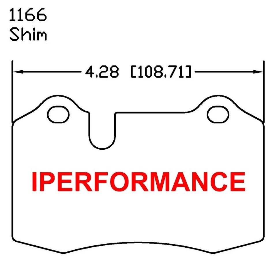 Pastilha de freio de titânio calço protetor térmico conjunto para Aston Martin DB9 2004-2014; traseira - Imagem 3 de 3