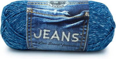 , Soft Jeans Yarn for Crocheting and Knitting, Stonewash, 1 Pack