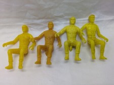 Lot Of 4 Vintage 1960s Seated Tractor Drivers 2 1/4"