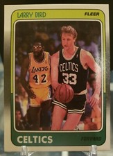 1988-89 Fleer #9 Larry Bird - Celtics Sharp Corners and Edges HOF 