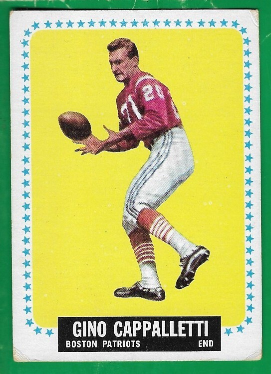 1964 Topps #5 Gino Cappelletti (VG-VGEX) Boston Patriots