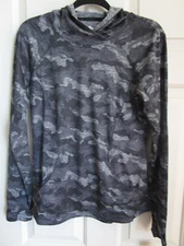 RBX OVERLOOK SUPER SOFT BLACK CAMO HOODIE  SIZE MEDIUM NEW