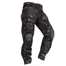 Outdoor Tactical Pants with Knee Protector Men's Cargo Trousers Casual Pants