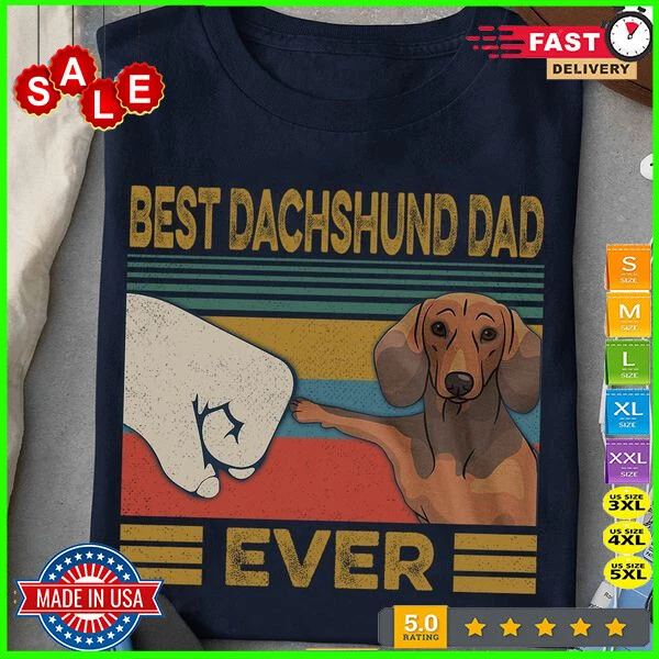 Dachshund 2025 dad shirt