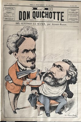 Journal Don Quichotte No. 318 from 23/7/1880 G. Martin 10 CENGTIMES per session