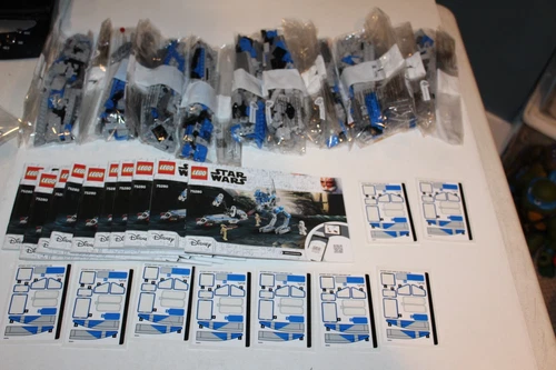 10 UNUSED BARC Speeder Sets LEGO Star Wars 501st Legion Clone Trooper 75280 READ
