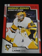 Emil Larmi 2020-21 Upper Deck O Pee Chee Update Red Border Marquee Rookie