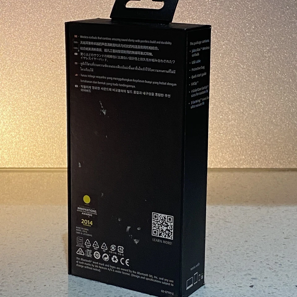 Jabra - Rox Wireless Earbud Headphones - Black - OTE16 - Image 2 of 4