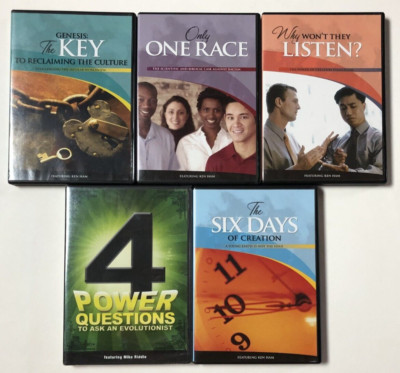 Answers in Genesis Ken Ham DVD Set One Race Six Days Reclaim Culture ...