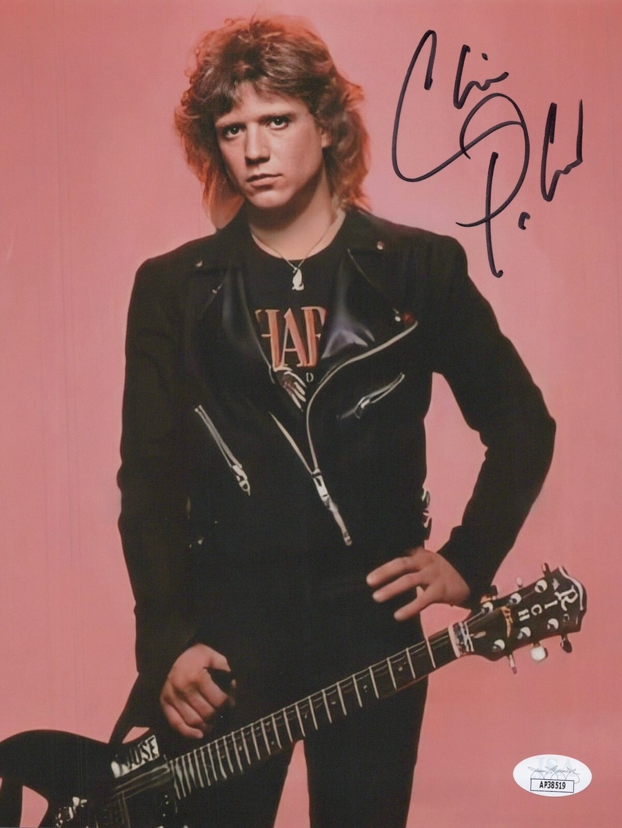 CHRIS POLAND Hand Signed 8x10 Photo MEGADETH Authentic Autograph