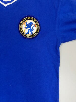 Maillot De Football Chelsea Vintage 1960 - Taille M/L - Bleu - Score Draw - Occasion En Bon état