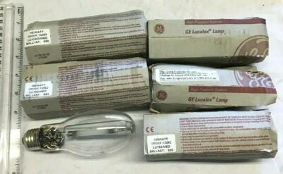 GE Lucalox Lot of 5 High Pressure Sodium Lamp Light Bulb 150W LU150/MED NIB 
