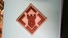 MILITARY PATCH SEW ON DESERT US ARMY 20TH ENGINEER BRIGADE