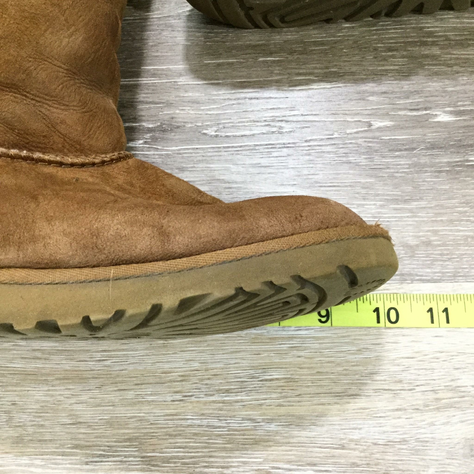 UGG Button & Loop Sherpa Lined Brown Classic Tall… - image 7