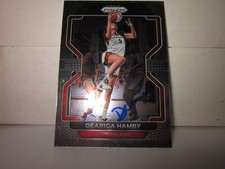 DEARICA HAMBY SIGNED AUTOGRAPHED 2022 PANINI PRIZM WNBA CARD # 15 SPARKS USA