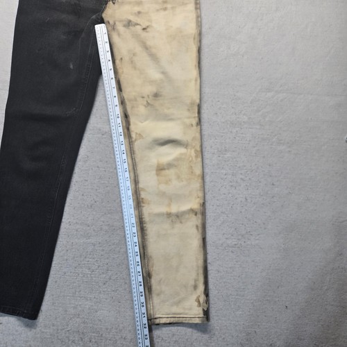 London Jean Half Bleached Undyed Denim Pants 100% Cotton Adult Women's Size 12 - 第 6/10 張圖片