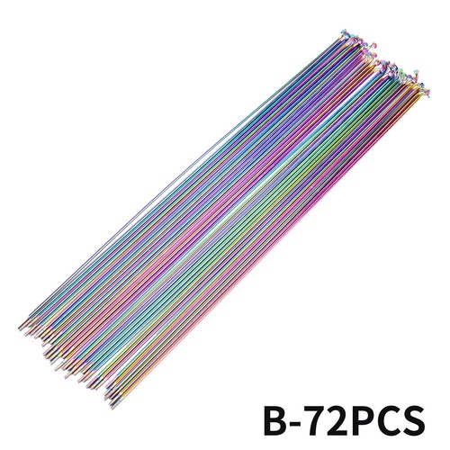 Ultralight J-Bend Stainless Colorful Bicycle Bike Spokes with Brass nipples New - Picture 20 of 20