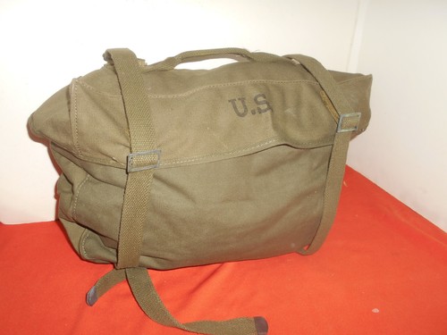 U.S.ARMY* : M-1945 - GENERAL PURPOSE BAG WITH WATERPROOF LINER 'never used' -.