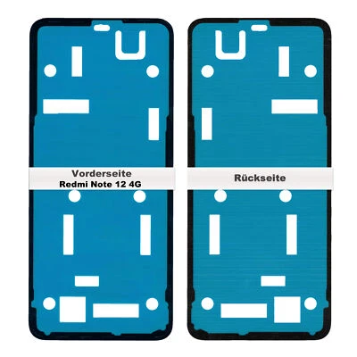 IS-TECK Redmi Note 12 4G Akkudeckel Klebefolie Kleber Backcover Rahmen Adhesive Glue
