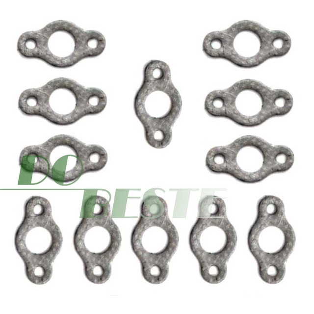 12 Pcs Motorized Bicycle Bike Muffler Exhaust Gaskets, PortMatched