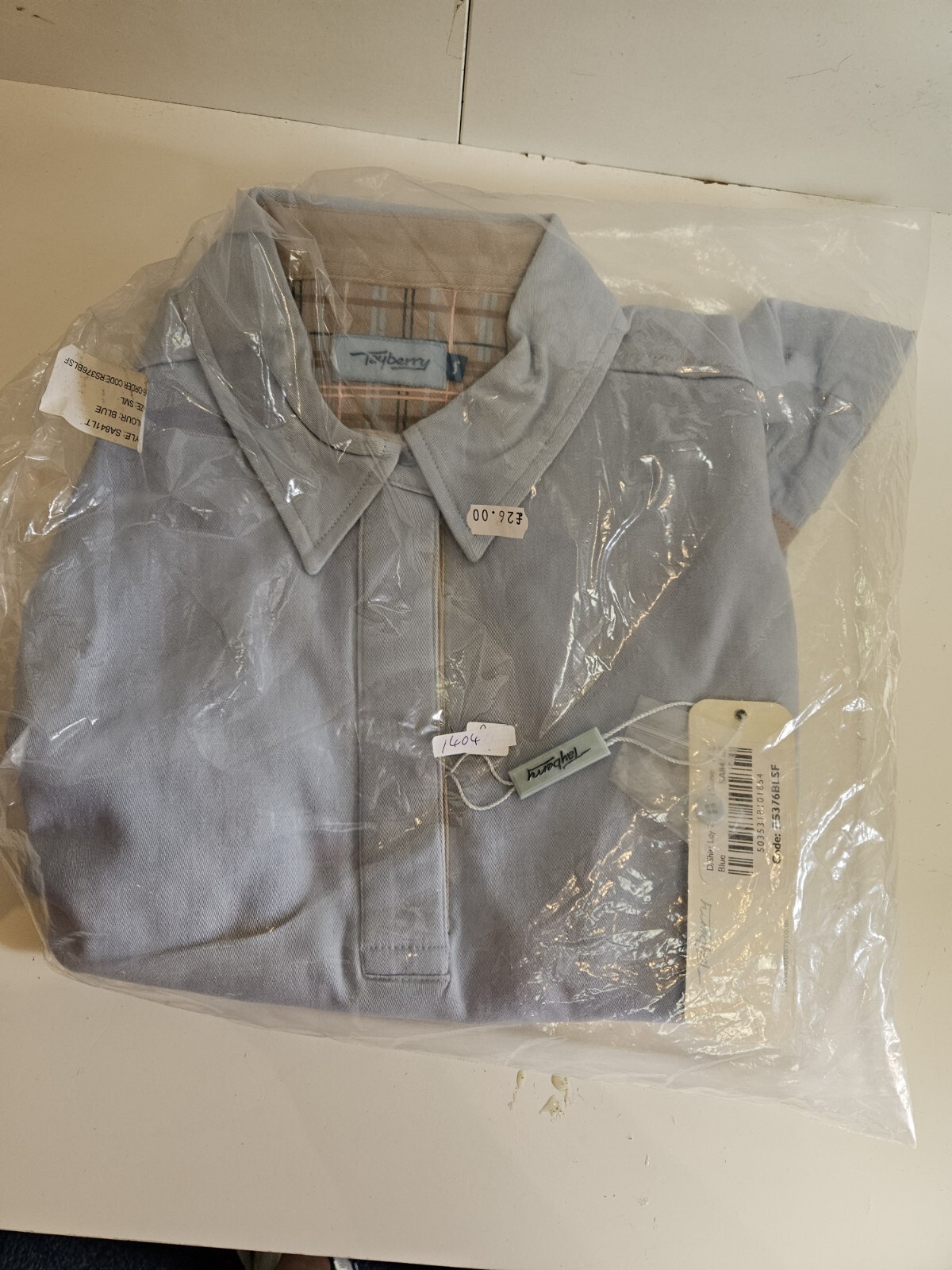Tayberry Trento Polo Shirt - Ladies 3/4 Sleeve Premium Cotton UK Small # image 2