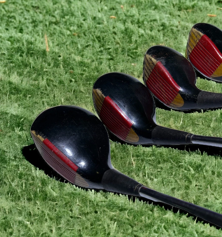 Juego de palos de golf de madera Ping Karsten II 1 3 4 5 ejes de acero coleccionables de colección Foto 2 de 4