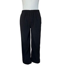 Reebok Black Fleece Straight Leg Track Pants