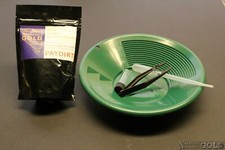 Gold paydirt with panning kit to contain real Gold