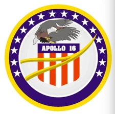 3" NASA APOLLO 16 STICKER DECAL USA MADE