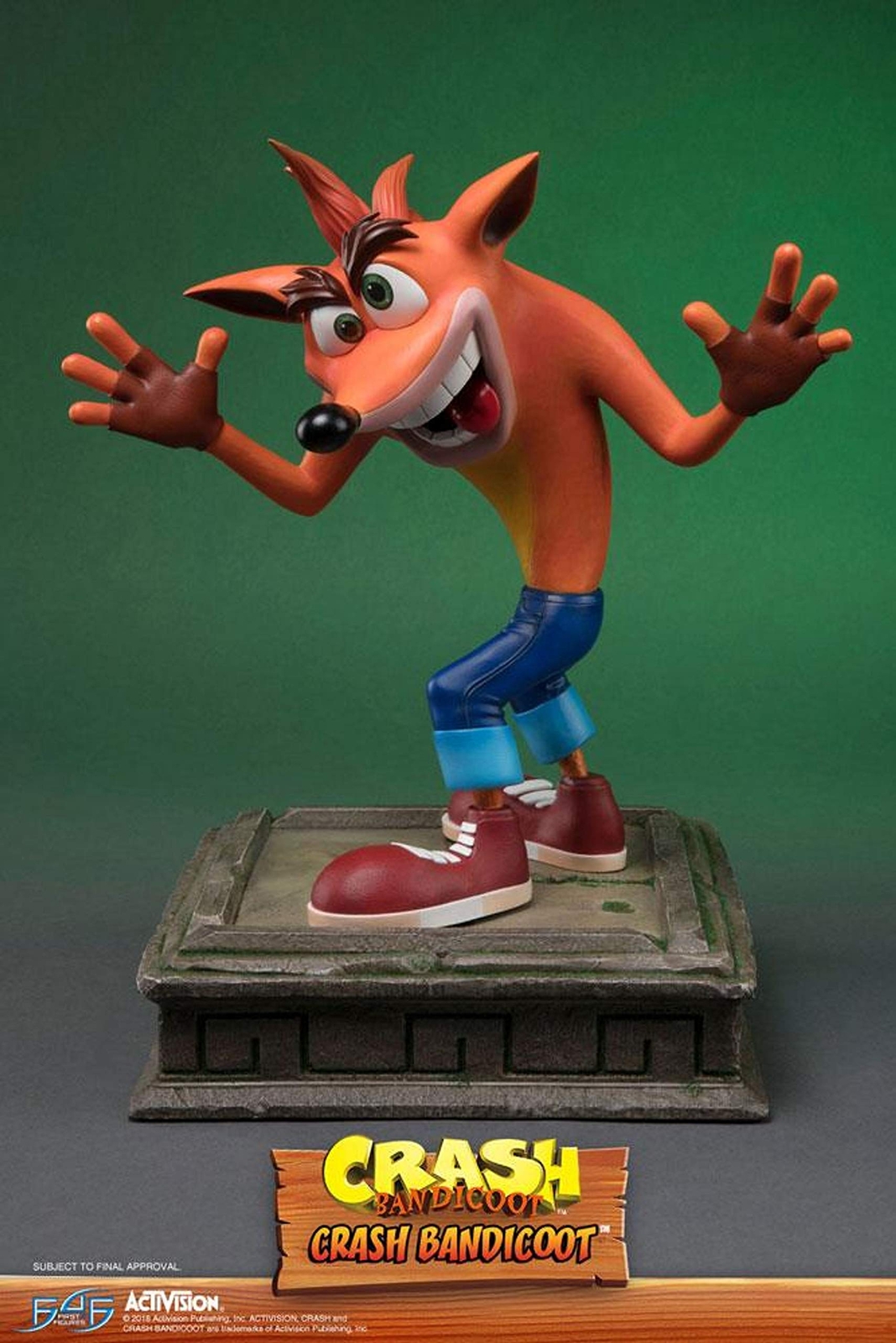 First 4 Figures Crash Bandicoot: Crash 16" Resin Statue