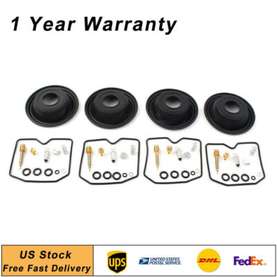 Carburetor Rebuild Kit Repair Vacuum Diaphragm For Suzuki GSF600 S BANDIT 4PCS