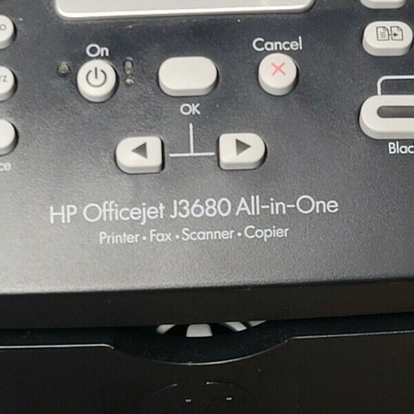 HP Officejet J3680 AllInOne Inkjet Printer w/ Genuine Ink, USB eBay