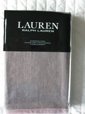 ONE RALPH LAUREN EURO SHAM CLAUDIA SLATE LINEN/COTTON BLEND VELVET TRIM NEW