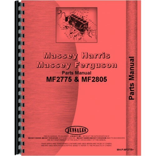 Manual de piezas de tractor Massey Ferguson 2775 2805 (MH-P-MF2775+) - Imagen 1 de 1