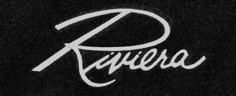 ¡NUEVO! Alfombrillas negras Buick Riviera 1966-1970 logotipo bordado emblema los 3 tapetes Foto 3 de 4