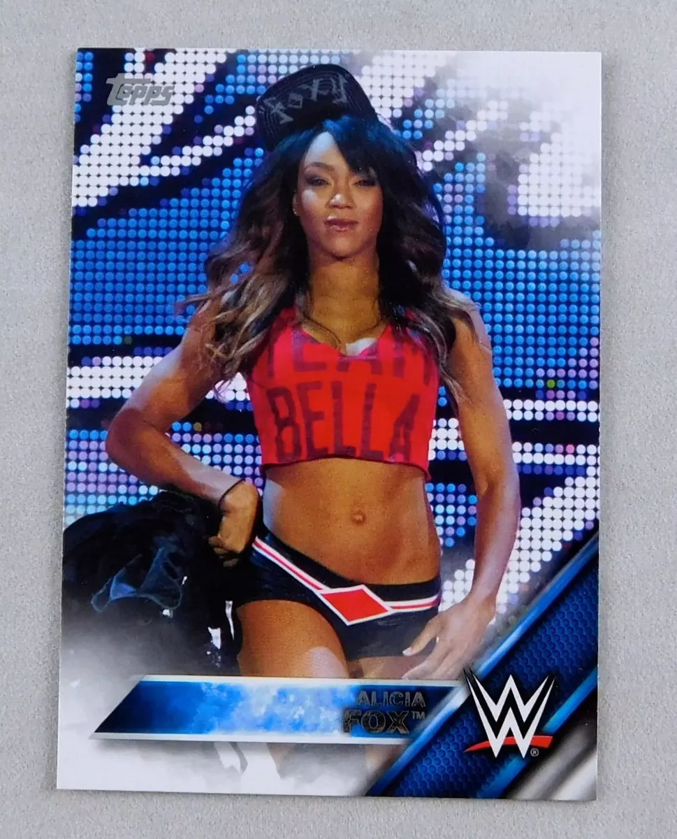 Alicia Fox 2018 Topps WWE Women's Division Divas Champion Insert WC-4