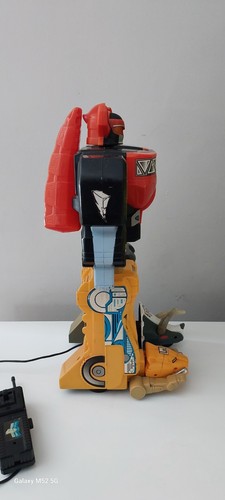 Faulty Mighty Morphin Power Rangers Remote Controlled Megazord 1994 Boxed - Picture 3 of 9