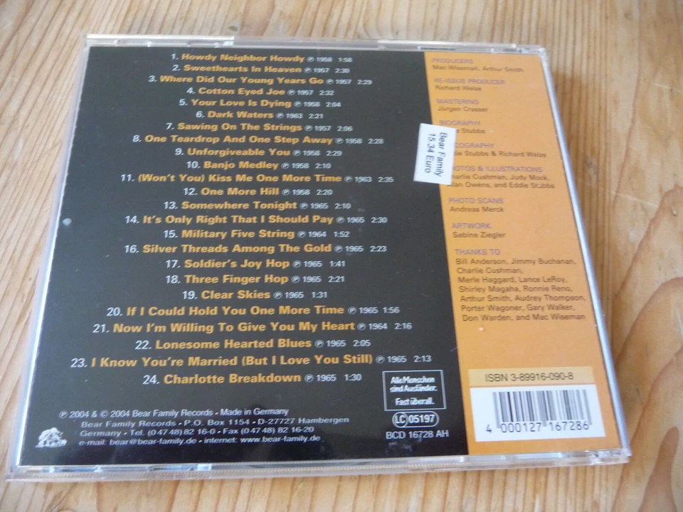 Don Reno & Red Smiley  Sweethearts In Heaven Complete Dot Recordings 1957 - 1964 - Bild 3 von 3