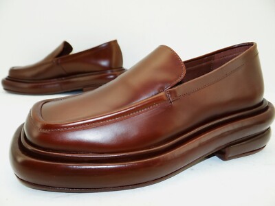 Eckhaus Latta Stacked Loafer Slipper Halbschuhe Plateau Damen Schuhe Leder Gr.38