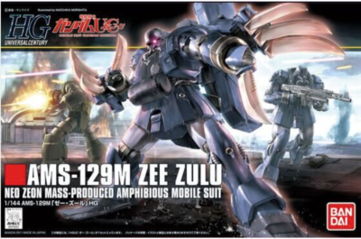 HGUC Mobile Suit Gundam UC AMS-129M Zee Zulu 1/144 BANDAI | eBay