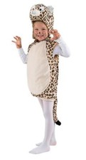 Leopard Kostüm Weste Leopardenweste Leopardenkostüm Kinder Katze Tiger Löwe