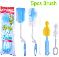 5PCS Teapot Nozzle Spout Tube Nylon Cleaning Baby Milk Bottle Nipple Clean Brush