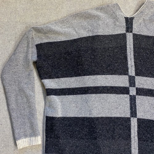 VINCE Variegated Stripes Oversized Open Front Cardigan Sweater S Wool Cashmere - Picture 8 of 11